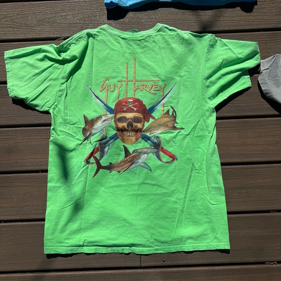Lot of 5 - Guy Harvey Fishing Boating T Shirts Y2K Mens 100% Cotton Size Large - Picture 4 of 11